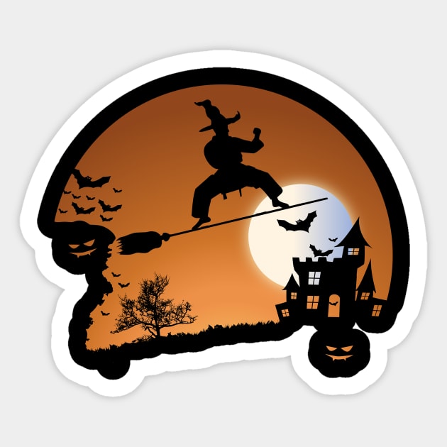 karate halloween Sticker by khalid12